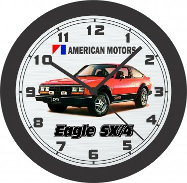 1983 American Motors Eagle SX/4 Wall Clock-Free US Ship, Chevrolet, Plymouth