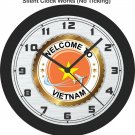 Welcome To Vietnam Sunburst Badge Wall Clock-Free US Ship