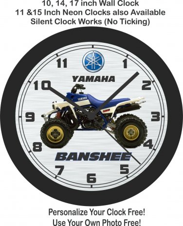 1988 Yamaha 350 Banshee ATV Wall Clock-Free US Ship