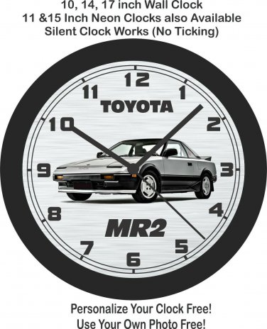 Toyota MR2 Wall Clock-Free US Ship, Camry, Nissan, Honda