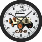Willys CJ3-B Jeep Wall Clock-Free US Ship