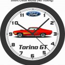 1970  FORD TORINO GT WALL CLOCK-MUSTANG, GALAXIE, LTD, CHEVELLE