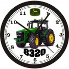 JOHN DEERE 8320 TRACTOR WALL CLOCK-FREE USA SHIP