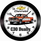 1973 CHEVROLET C30 ONE-TON DUALLY TRUCK WALL CLOCK-FREE USA SHIP!, Ford, Dodge