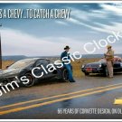 Chevrolet "It Takes A Chevy To Catch A Chevy" Corvette Poster-Free US Ship