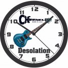 CHARVEL DESOLATION GUITAR WALL CLOCK-FREE USA SHIP-FENDER-GIBSON