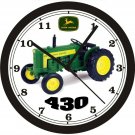 JOHN DEERE 430 TRACTOR WALL CLOCK-FREE USA SHIP