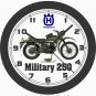 1968 HUSQVARNA KAF256A MILITARY 250 BIG 10,14,17 INCH WALL CLOCK-FREE USA SHIP