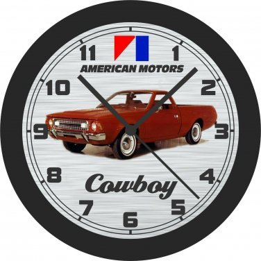 Very Rare 1971 AMC Cowboy Concept Pickup Truck Wall Clock-Free US Ship