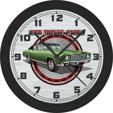 1970 Chevrolet Monte Carlo Wall Clock-Free US Ship-Choose 1 of 3 Colors