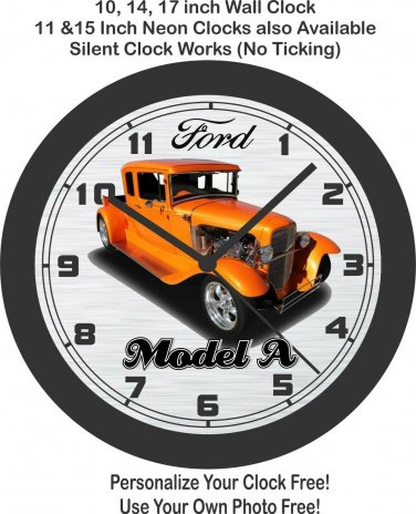 1930 Ford Model A Street Rod Wall Clock-Free US Ship, Choose 1 of 3