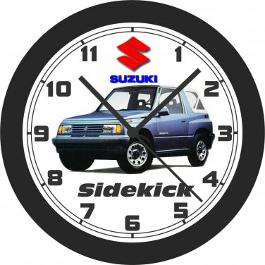 Suzuki Sidekick Wall Clock-Free US Ship