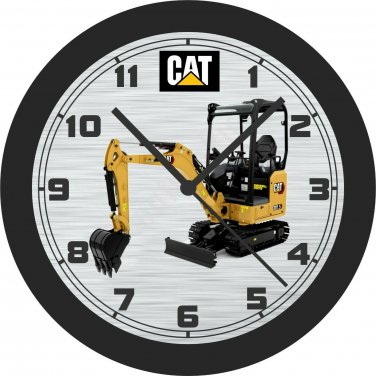 Cat 301.5 Mini Hydraulic Excavator Wall Clock-Free US Ship