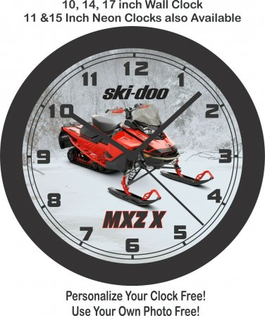 2020 Ski-Doo MXZ X Snowmobile Wall Clock-Free US Ship-Polaris