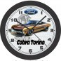 Ford Cobra Torino Wall Clock-Free US Ship, Mustang, Fairlane, Galaxie