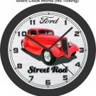 1934 Ford Street Rod Wall Clock-Chevrolet, Plymouth, Cadillac