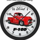 1955 Ford F-100 Pickup Truck Wall Clock-Free US Ship, Dodge, GMC, Chevrolet