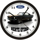 1965 FORD HERTZ GT350 MUSTANG WALL CLOCK-FREE USA SHIP