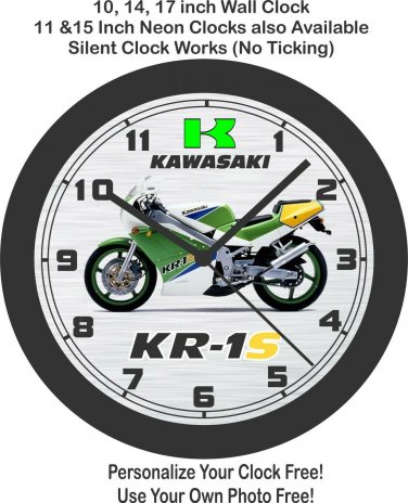 Kawasaki KR-1S Superbike Wall Clock-Free US Ship, Yamaha, Honda, Suzuki