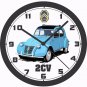 CITROEN 2CV WALL CLOCK-FREE USA SHIP, MG, BMW, TRIUMPH