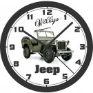 1943 WILLYS MILITARY JEEP WALL CLOCK-FREE USA SHIP!-Ford, Dodge