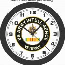 VIETNAM U.S. ARMY INTELLIGENCE LOGO WALL CLOCK-NAVY, MARINES, AIR FORCE