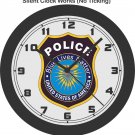 USA Police Blue Lives Matter Badge Wall Clock-Free US Ship!