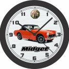 1973 MG Midget Wall Clock, Free US Ship, Triumph, BMW, Volkwagen