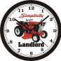 SIMPLICITY LAWN TRACTOR BIG 10, 14 or 17 INCH WALL CLOCK-CHOOSE 1 OF 7