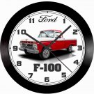 1966 FORD F-100 PICKUP TRUCK WALL CLOCK-FREE USA SHIP!
