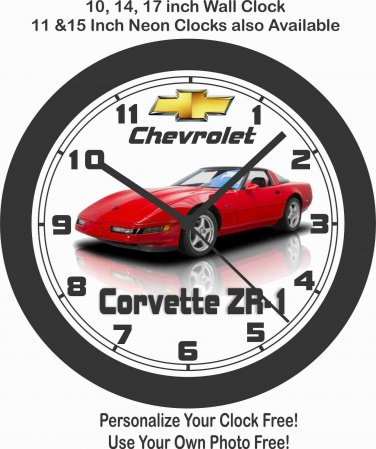 1994 CHEVROLET CORVETTE ZR-1 WALL CLOCK-MUSTANG, CAMARO, GTO