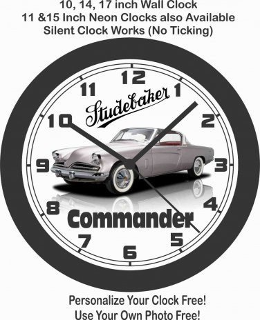 1953 STUDEBAKER COMMANDER WALL CLOCK-AMC, KAISER, FORD, CHEVROLET