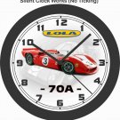 LOLA 70A RACE CAR WALL CLOCK-FREE USA SHIP-PORSCHE, BMW, FORD, CHEVROLET