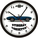 1965-66-67 CHEVROLET STINGRAY CORVETTE WALL CLOCK-FREE USA SHIP!