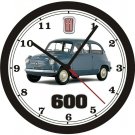1955 FIAT 600 WALL CLOCK-FREE USA SHIP!-Triumph, BMW, Mercedes Benz