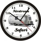 AIRSTREAM SAFARI TRAVEL TRAILER WALL CLOCK-FREE USA SHIP!