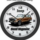 1989 Jeep Grand Wagoneer Wall Clock-Free USA Ship