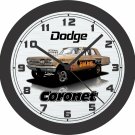 1965 Dodge Coronet "Gold Rush" Race Car Wall Clock-Free US Ship-Charger