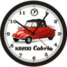 Messerschmitt KR 200 Wall Clock-Free USA Ship!-BMW, Triumph-Choose 1 of 2