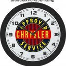 Approved Chrysler Service Emblem Wall Clock-Free US Ship