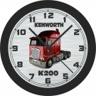 Kenworth K200 Semi-Truck Wall Clock-Add Business Name Free!