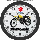 1974 Suzuki TM400 Cyclone Wall Clock-Free US Ship, Honda, Yamaha, Kawasaki