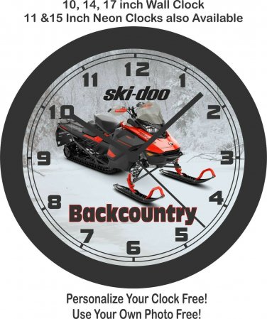 2020 Ski-Doo Backcountry Snowmobile Wall Clock-Free US Ship-Polaris-Honda