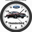 FORD THUNDERBIRD WALL CLOCK-NEW!-FREE USA SHIP