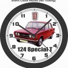 FIAT 124 SPCEIAL T WALL CLOCK NEW!-FREE USA SHIP