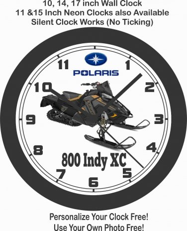 2019 POLARIS 800 INDY XC 129 ES SELECT SNOWMOBILE WALL CLOCK-FREE USA SHIP
