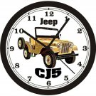 1962 JEEP CJ5 WALL CLOCK-FREE USA SHIP!