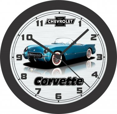 1954 Chevrolet Corvette Wall Clock-Free US Ship-Camaro, Cobra, Chevelle