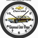 1971 CHEVROLET KINGSWOOD ESTATE WAGON WALL CLOCK-FORD, PONTIAC, BUICK