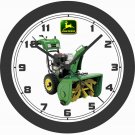 JOHN DEERE SNOW BLOWER WALL CLOCK-FREE USA SHIP!